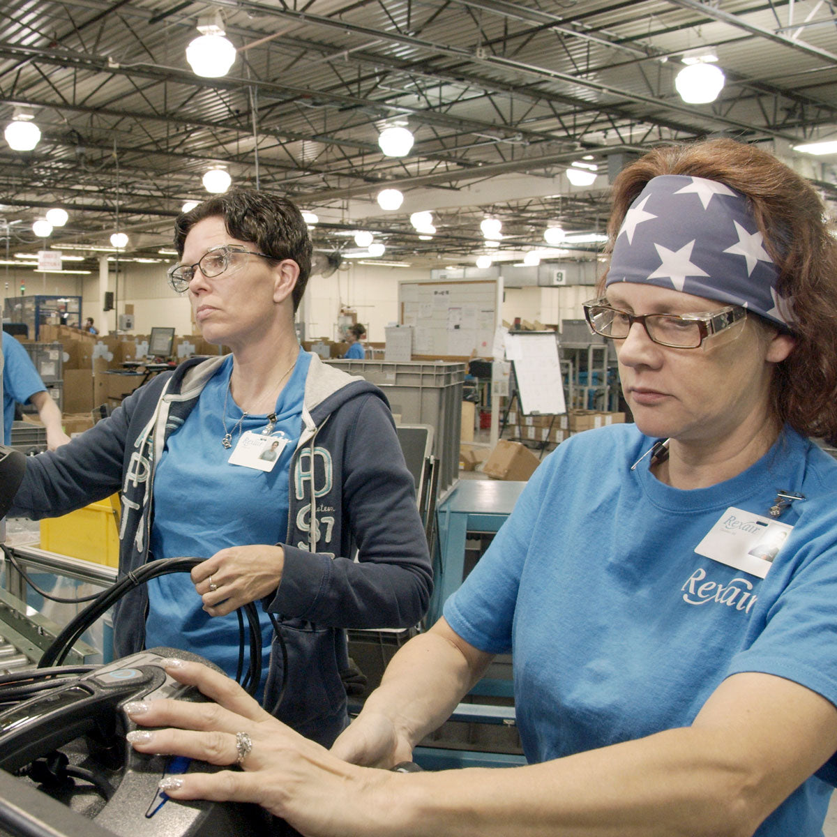 Rexair production assembly line